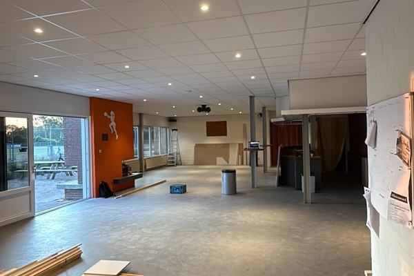 Verbouwing clubhuis 19 juli 2026