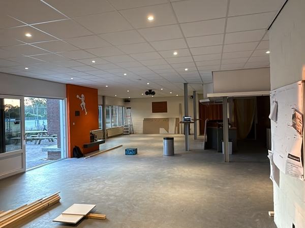 Verbouwing clubhuis 19 juli 2026